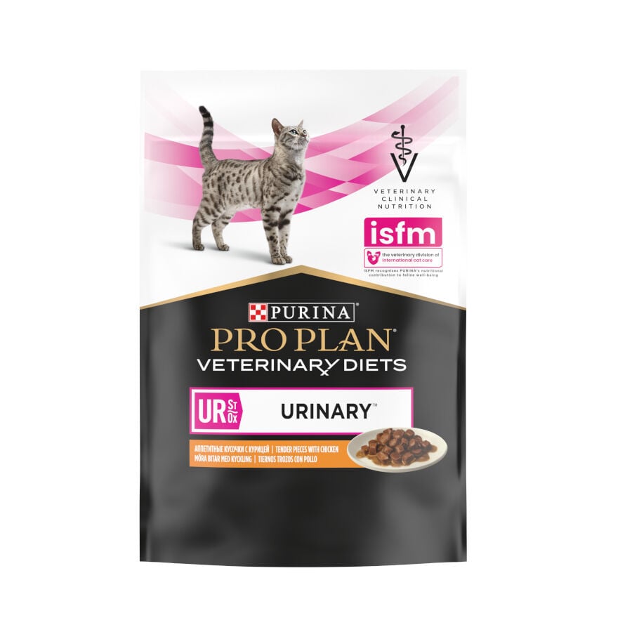 10 sobres x 85 g Pro Plan Veterinary Diets St/Ox Urinary Pollo en Salsa sobre para gatos &ndash; Multipack, , large indicador imagen numero 2